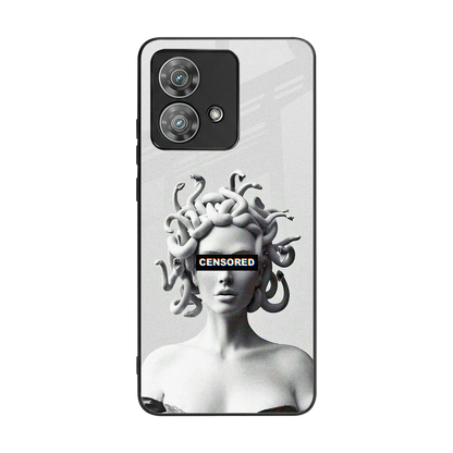 Censored back phone cover | glass case for motorola edge 40 neo 5g