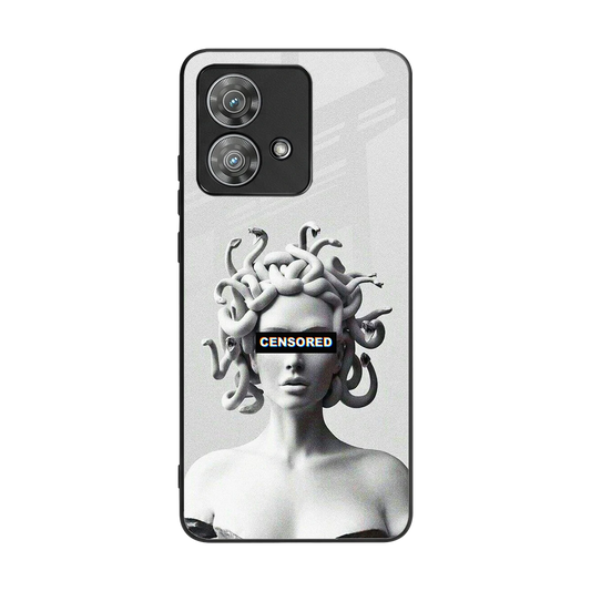 Censored back phone cover | glass case for motorola edge 40 neo 5g