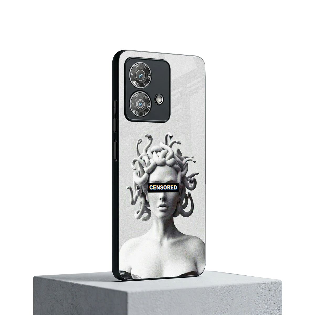 Censored motorola edge 40 neo 5g mobile cover | shockproof glass phone case