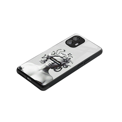 Censored stylish phone case for nothing phone 2 | glossy glass and slim fit