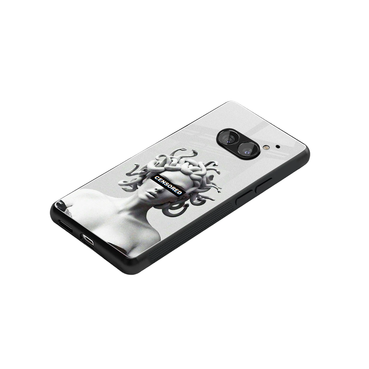 Censored stylish phone case for nothing phone 2a | glossy glass and slim fit
