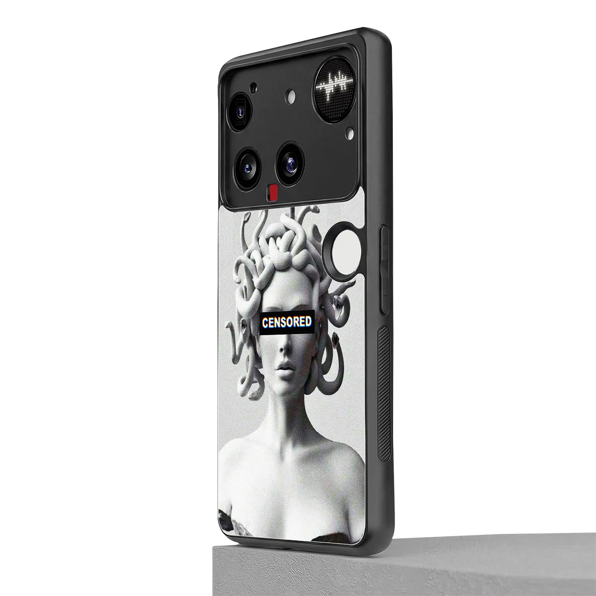 Censored nothing phone 3 mobile cover | shockproof glass phone case