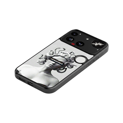 Censored stylish phone case for nothing phone 3 | glossy glass and slim fit