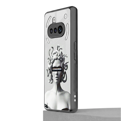 Censored nothing phone 3a mobile cover | shockproof glass phone case
