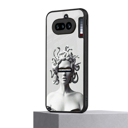 Censored nothing phone 4a mobile cover | shockproof glass phone case