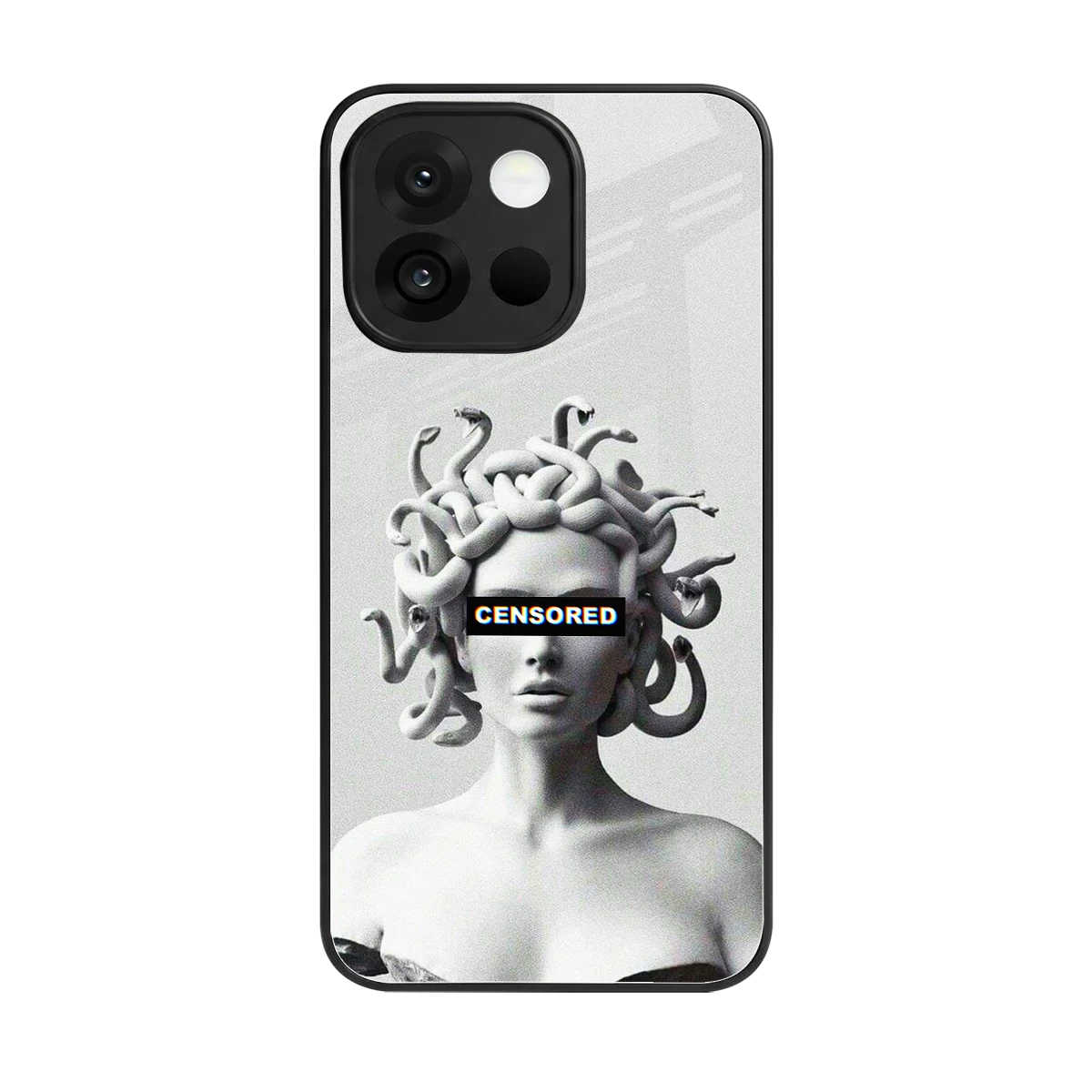 Censored back phone cover | glass case for oneplus 13s