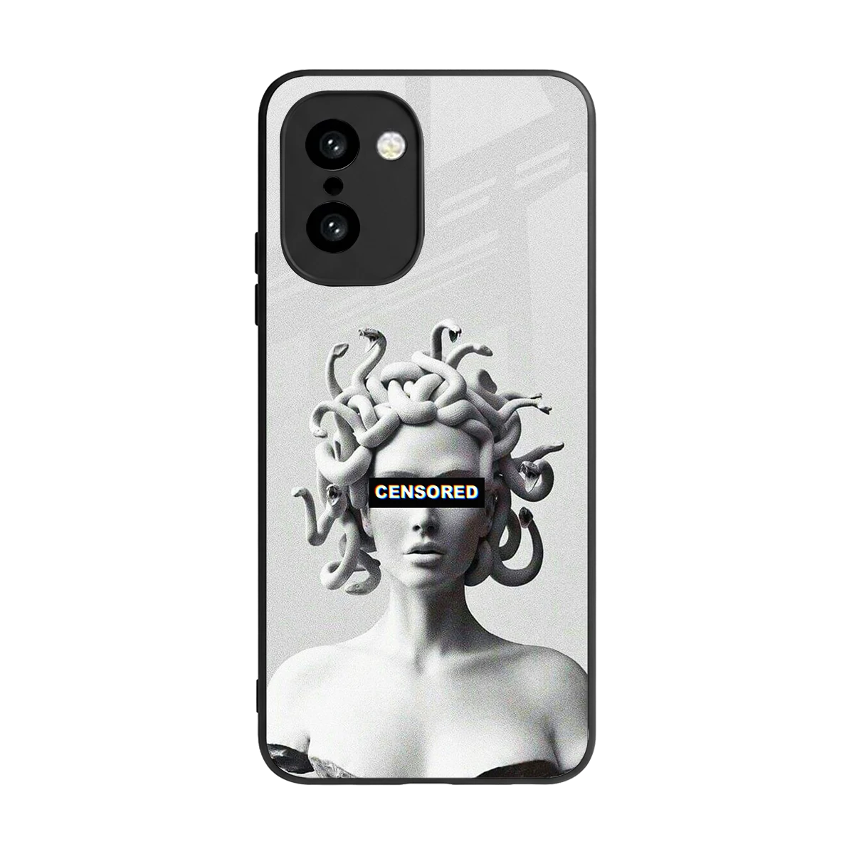 Censored back phone cover | glass case for oneplus 15r