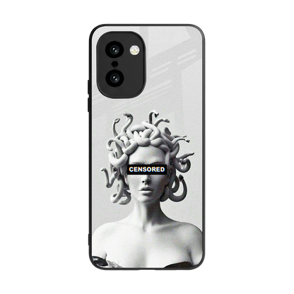 Censored back phone cover | glass case for oneplus 15r