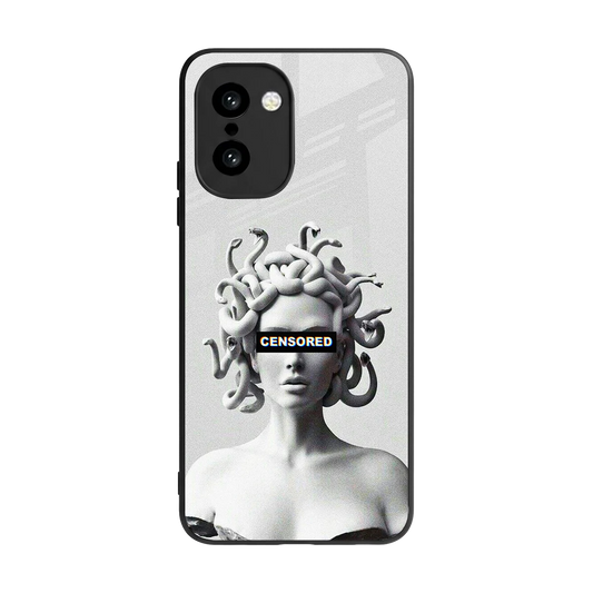 Censored back phone cover | glass case for oneplus 15r