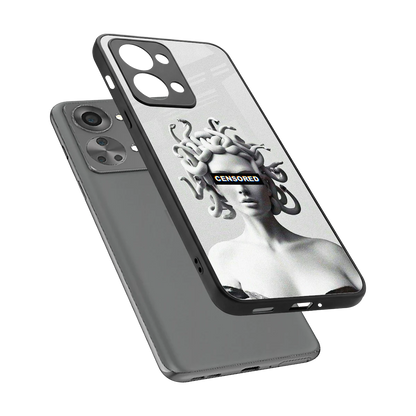 Censored sleek oneplus nord 2t cover with tempered glass back and TPU edges