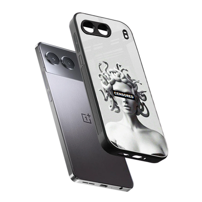 Censored sleek oneplus nord 4 cover with tempered glass back and TPU edges