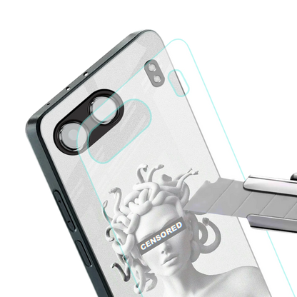 Censored stylish phone case for oneplus nord 4 | glossy glass and slim fit