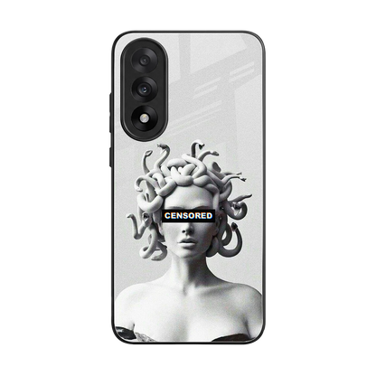 Censored back phone cover | glass case for oneplus nord 5