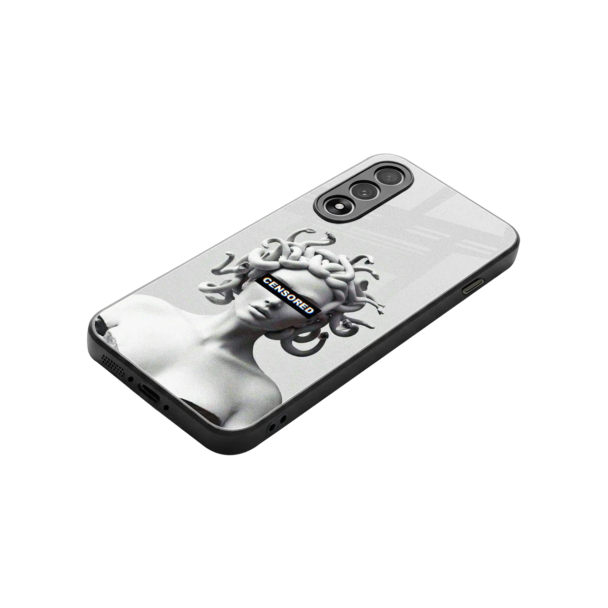 Censored stylish phone case for oneplus nord 5 | glossy glass and slim fit