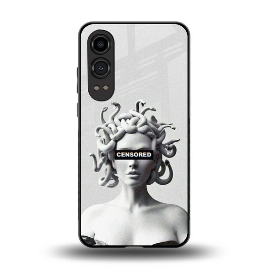 Censored back phone cover | glass case for oneplus nord ce 4 lite
