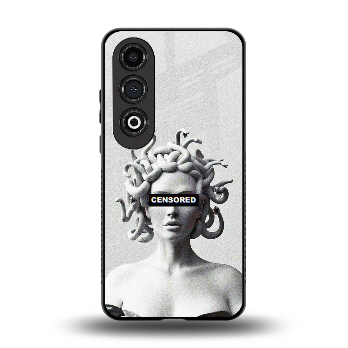 Censored back phone cover | glass case for oneplus nord ce 4