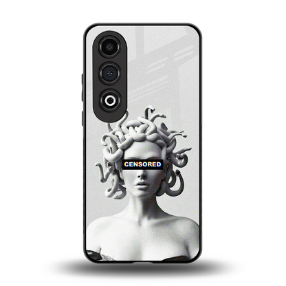 Censored back phone cover | glass case for oneplus nord ce 4