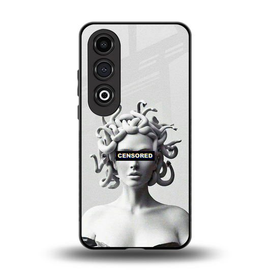 Censored back phone cover | glass case for oneplus nord ce 4