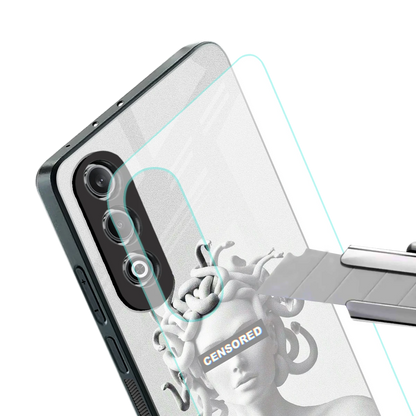 Censored stylish phone case for oneplus nord ce 4 | glossy glass and slim fit