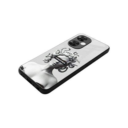 Censored stylish phone case for oneplus nord ce 3 lite | glossy glass and slim fit