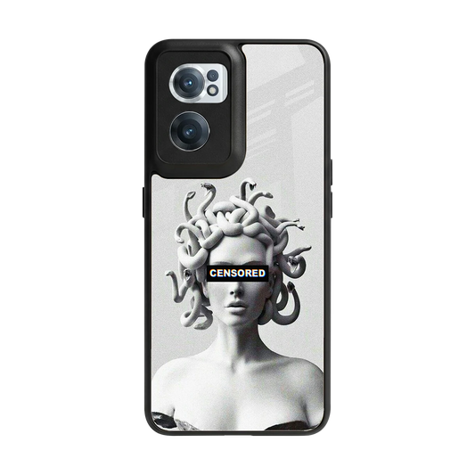 Censored back phone cover | glass case for oneplus nord ce 2