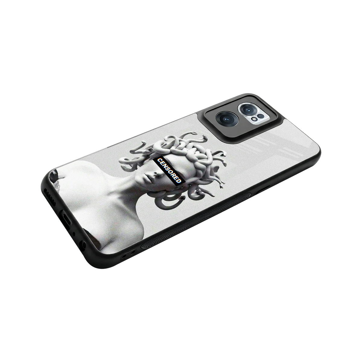 Censored stylish phone case for oneplus nord ce 2 | glossy glass and slim fit