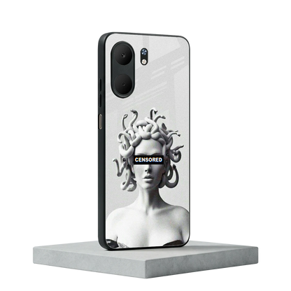 Censored oppo a5x 5g mobile cover | shockproof glass phone case