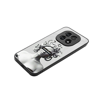 Censored stylish phone case for oppo f29 5g | glossy glass and slim fit