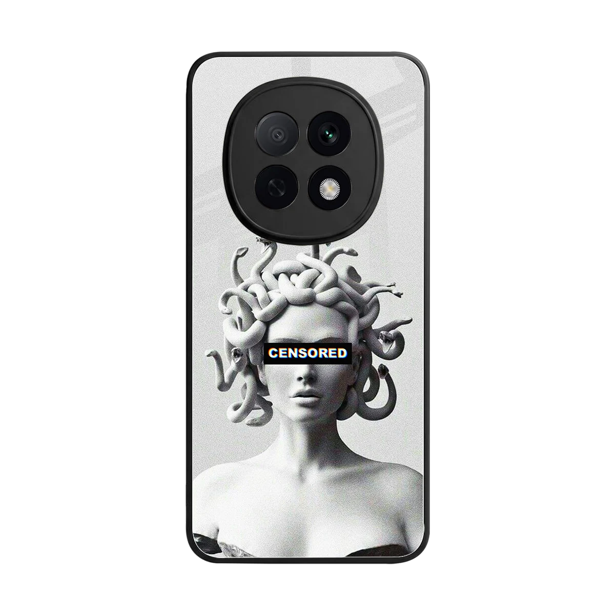 Censored back phone cover | glass case for oppo f29 pro 5g
