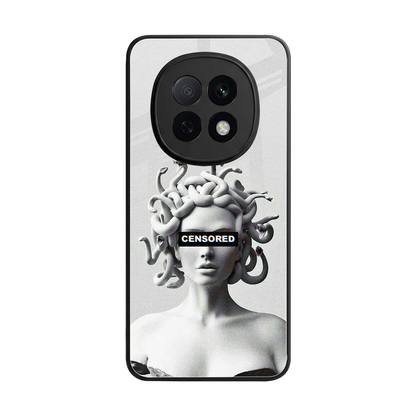 Censored back phone cover | glass case for oppo f29 pro 5g
