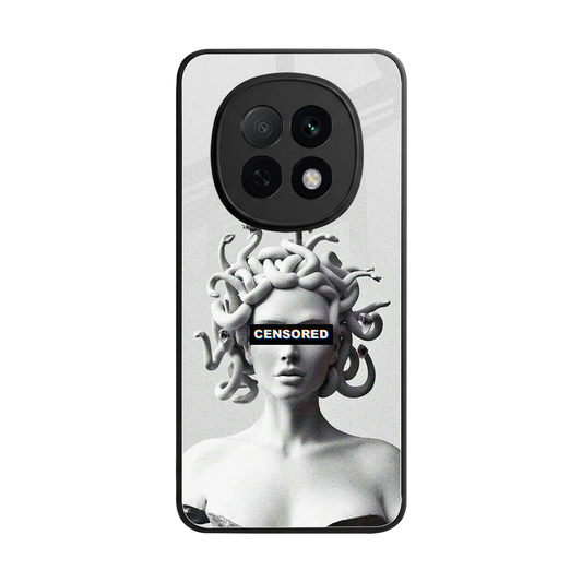 Censored back phone cover | glass case for oppo f29 pro 5g