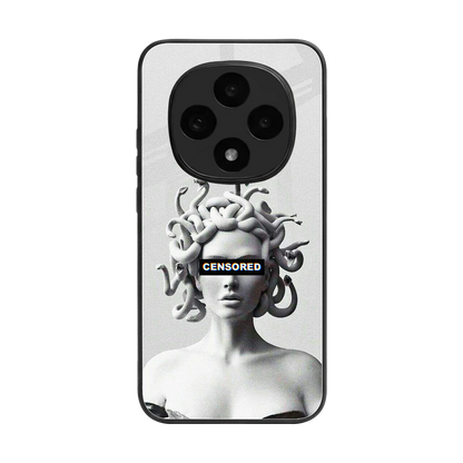 Censored back phone cover | glass case for oppo f31 pro 5g