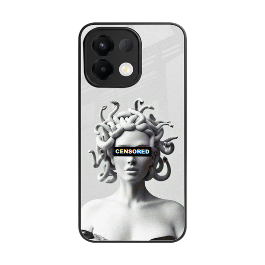 Censored back phone cover | glass case for oppo k13 5g
