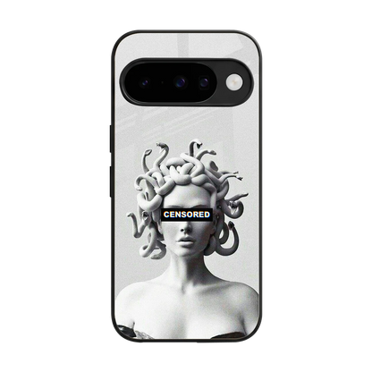 Censored back phone cover | glass case for google pixel 10