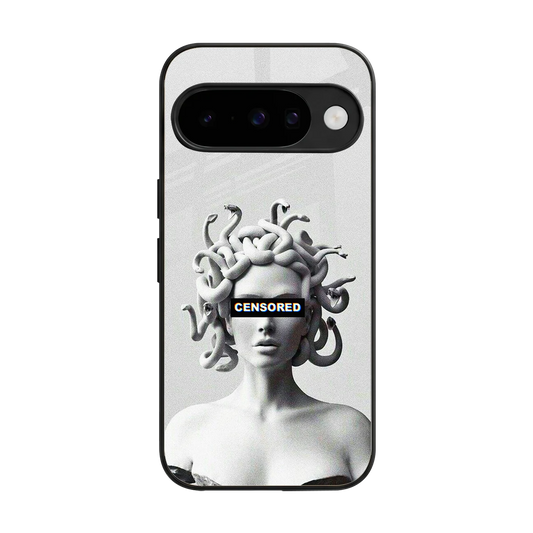 Censored back phone cover | glass case for google pixel 10