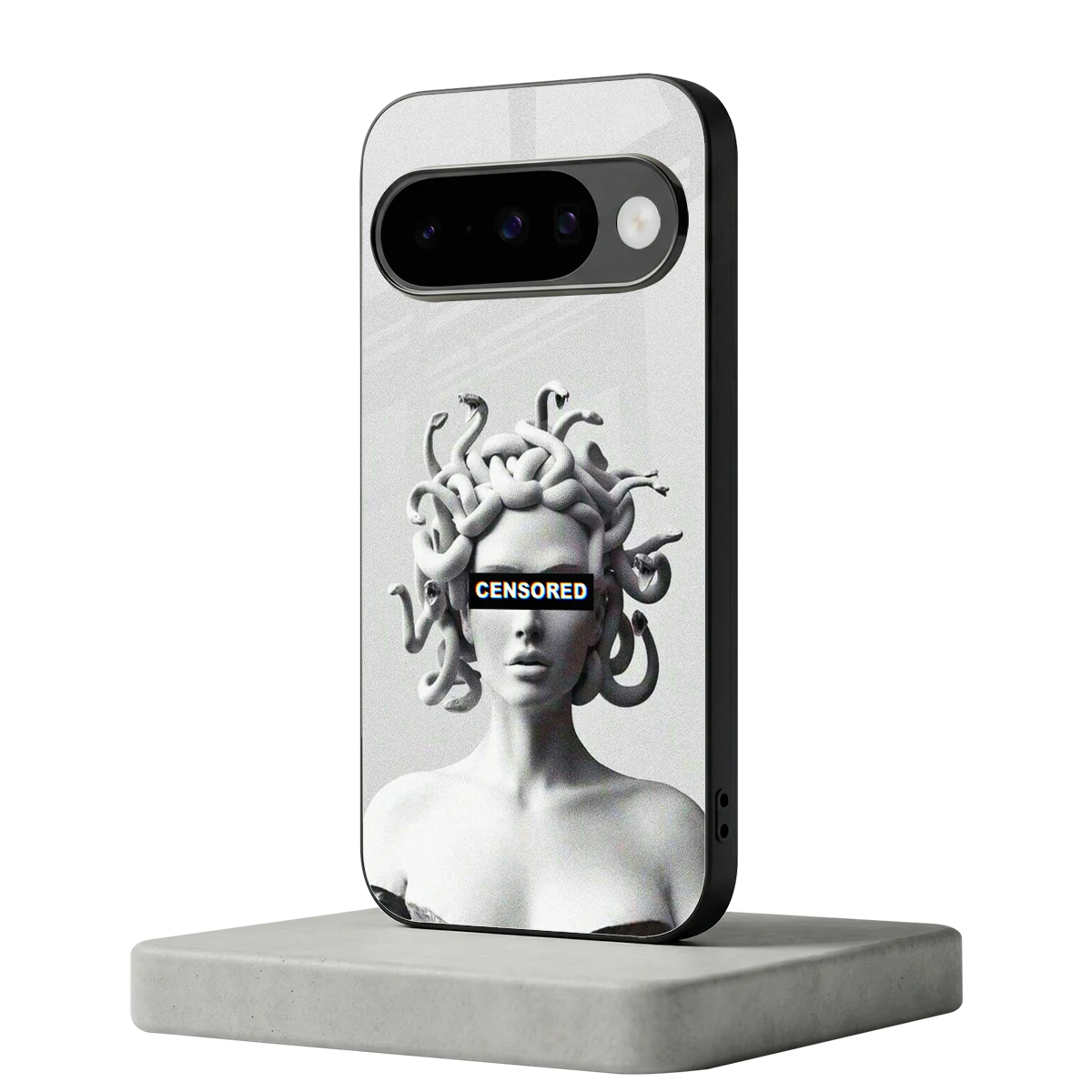 Censored google pixel 10 mobile cover | shockproof glass phone case