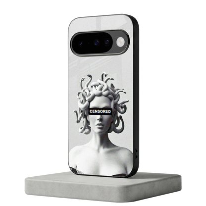 Censored google pixel 10 mobile cover | shockproof glass phone case