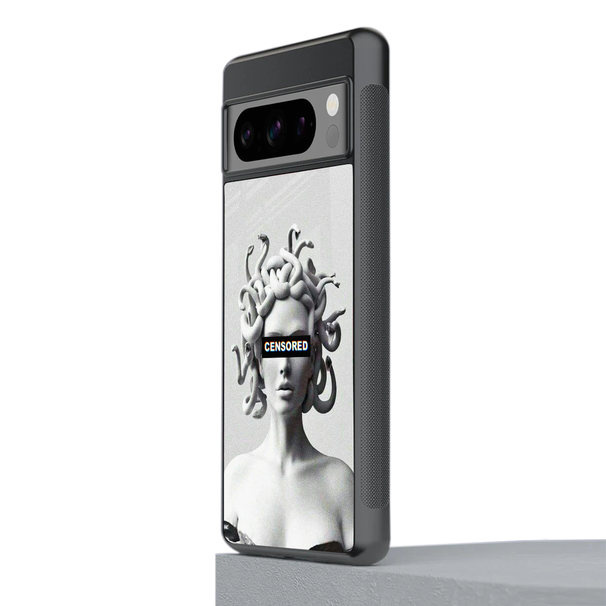 Censored stylish phone case for google pixel 8 pro | glossy glass and slim fit