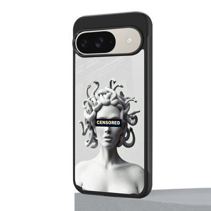 Censored google pixel 9 mobile cover | shockproof glass phone case