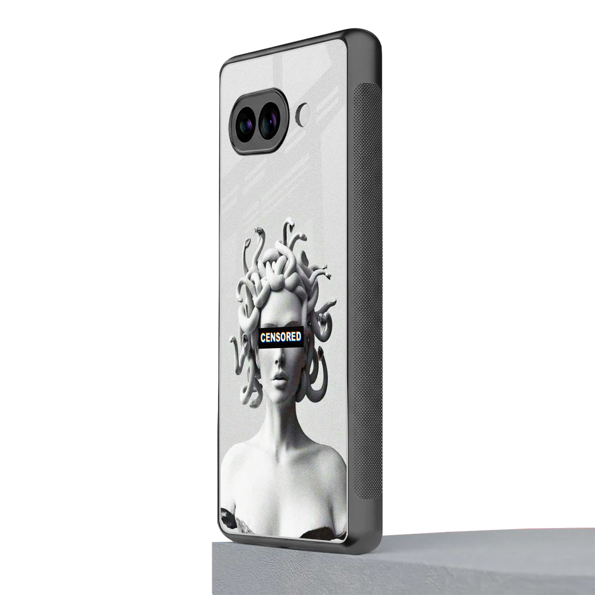 Censored google pixel 10a mobile cover | shockproof glass phone case