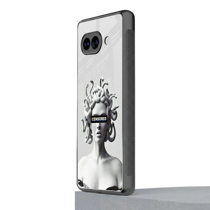 Censored google pixel 10a mobile cover | shockproof glass phone case