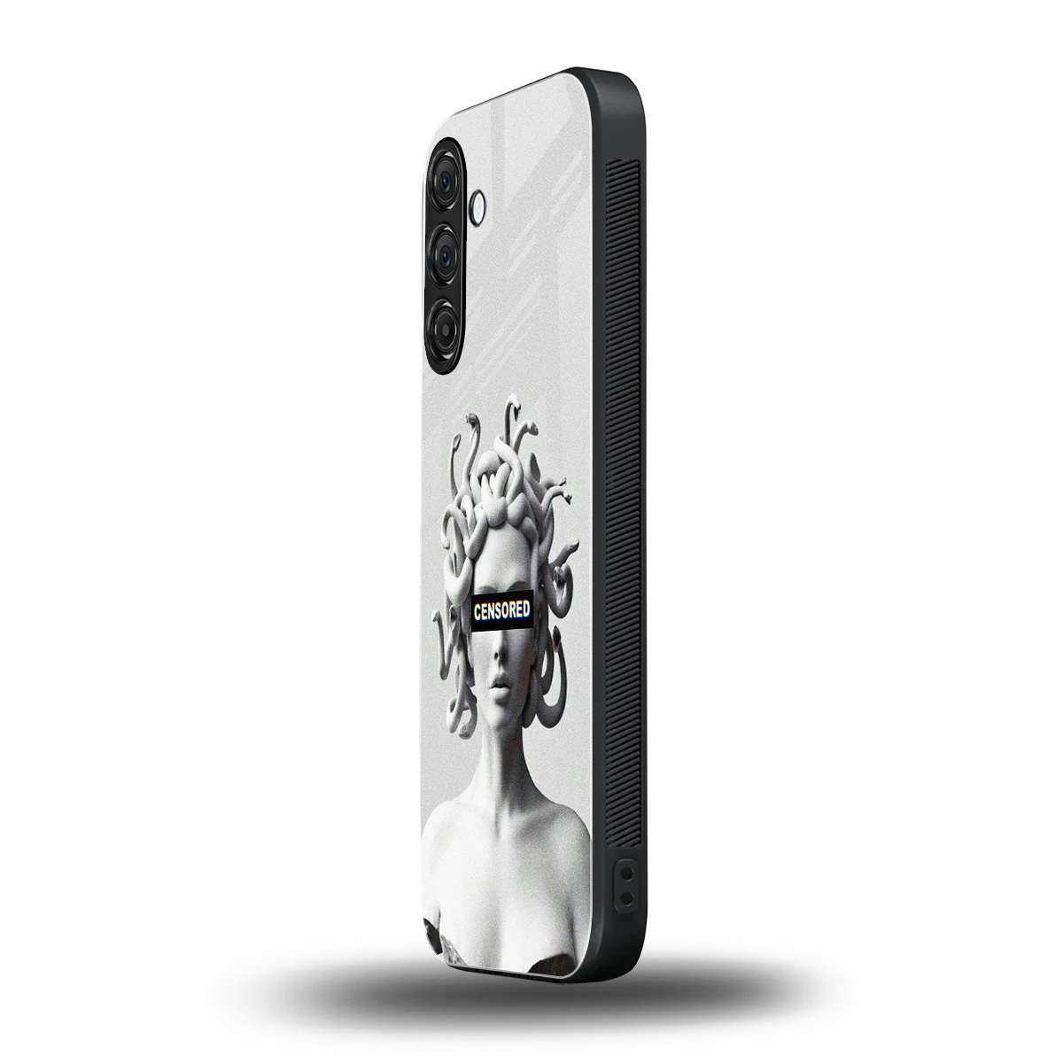 Censored samsung galaxy m35 5g mobile cover | shockproof glass phone case