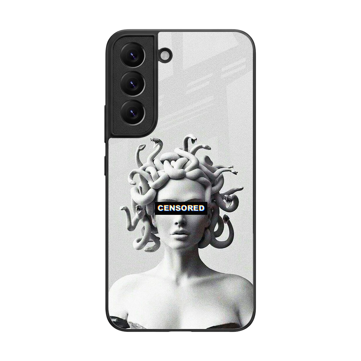 Censored back phone cover | glass case for samsung galaxy s22