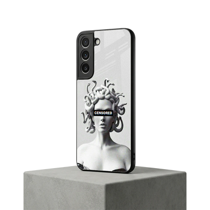 Censored samsung galaxy s22 mobile cover | shockproof glass phone case