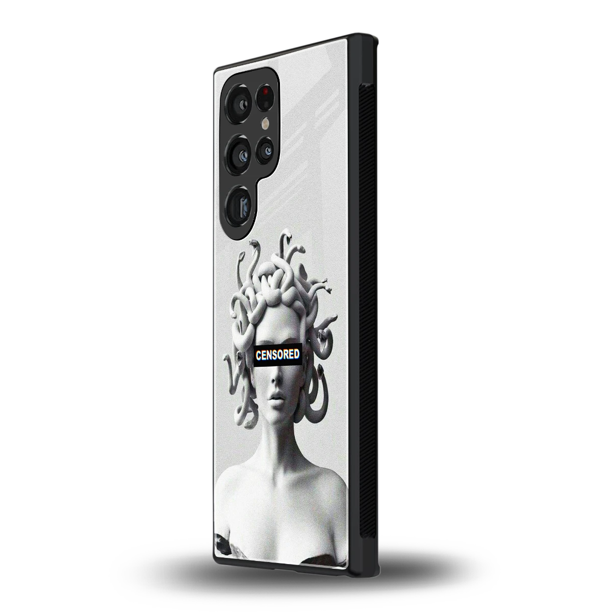 Censored samsung galaxy s23 ultra mobile cover | shockproof glass phone case