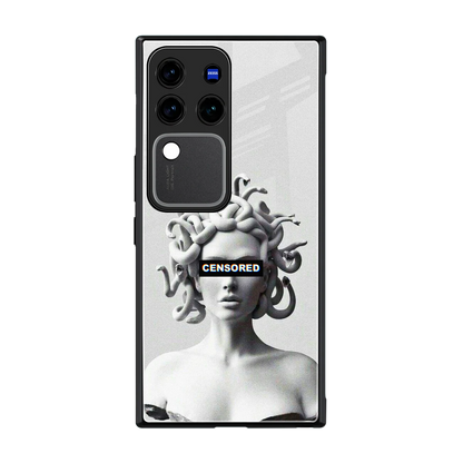 Censored back phone cover | glass case forvivo v30 pro