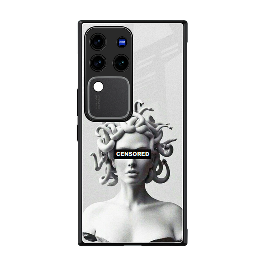 Censored back phone cover | glass case forvivo v30 pro
