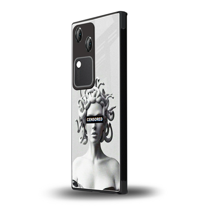 Censored vivo v30 mobile cover | shockproof glass phone case