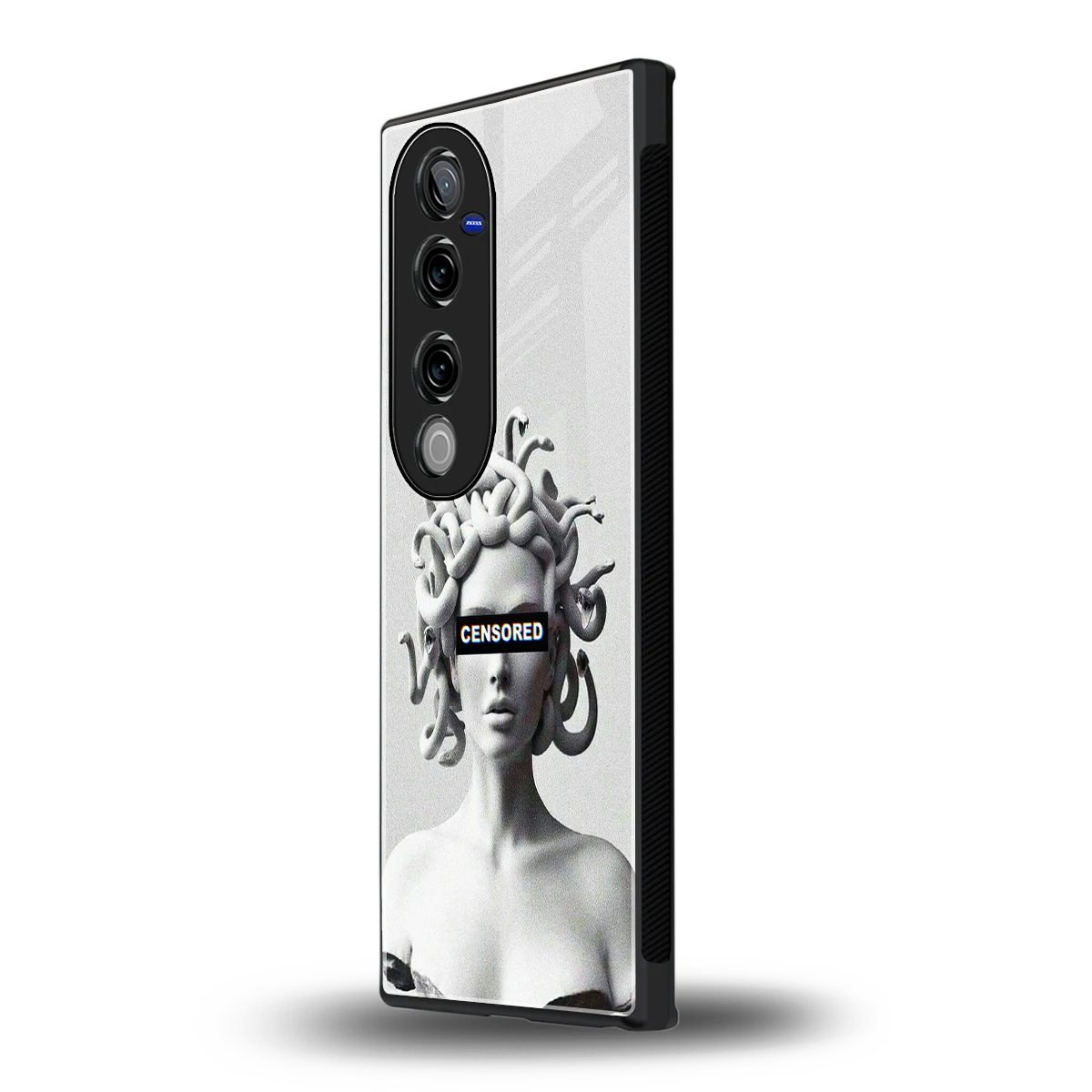 Censored vivo v40 pro mobile cover | shockproof glass phone case