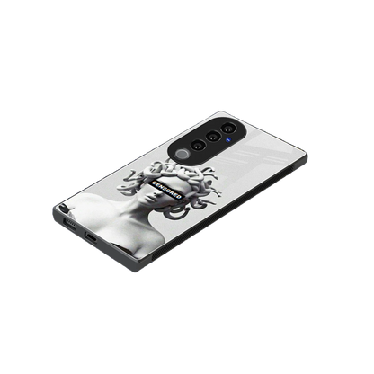Censored stylish phone case for vivo v40 pro | glossy glass and slim fit